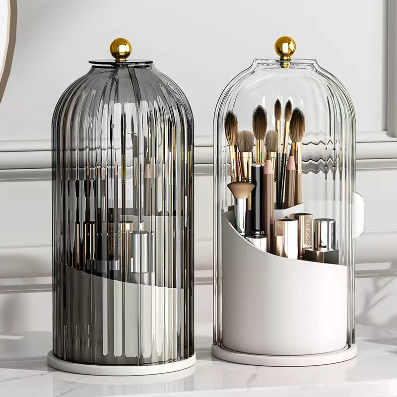 Luxury Skincare And Makeup Brands - 360° Rotating Makeup Brush Holder With