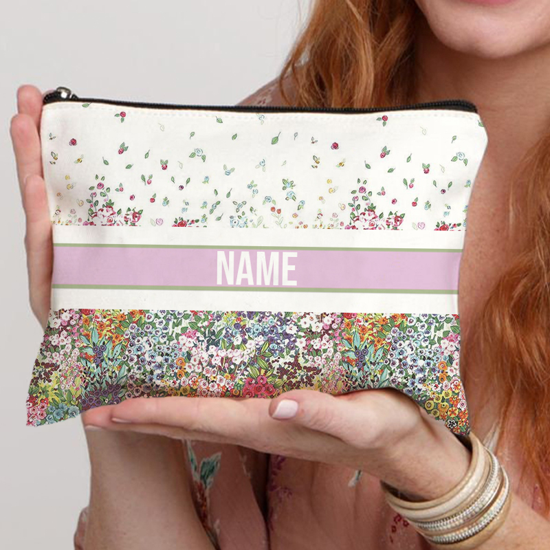 Custom Name Cosmetic Bag Trend - Luxury Skincare And Makeup Brands reseña y precio