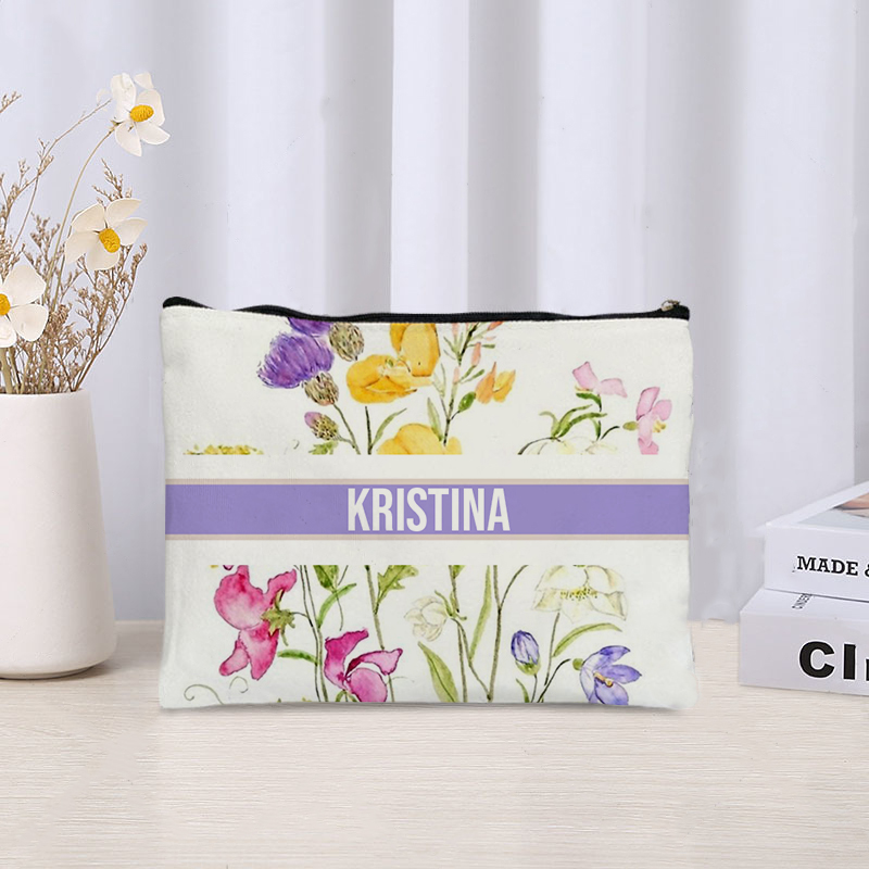 Custom Name Cosmetic Bag Trend - Luxury Skincare And Makeup Brands reseña y precio