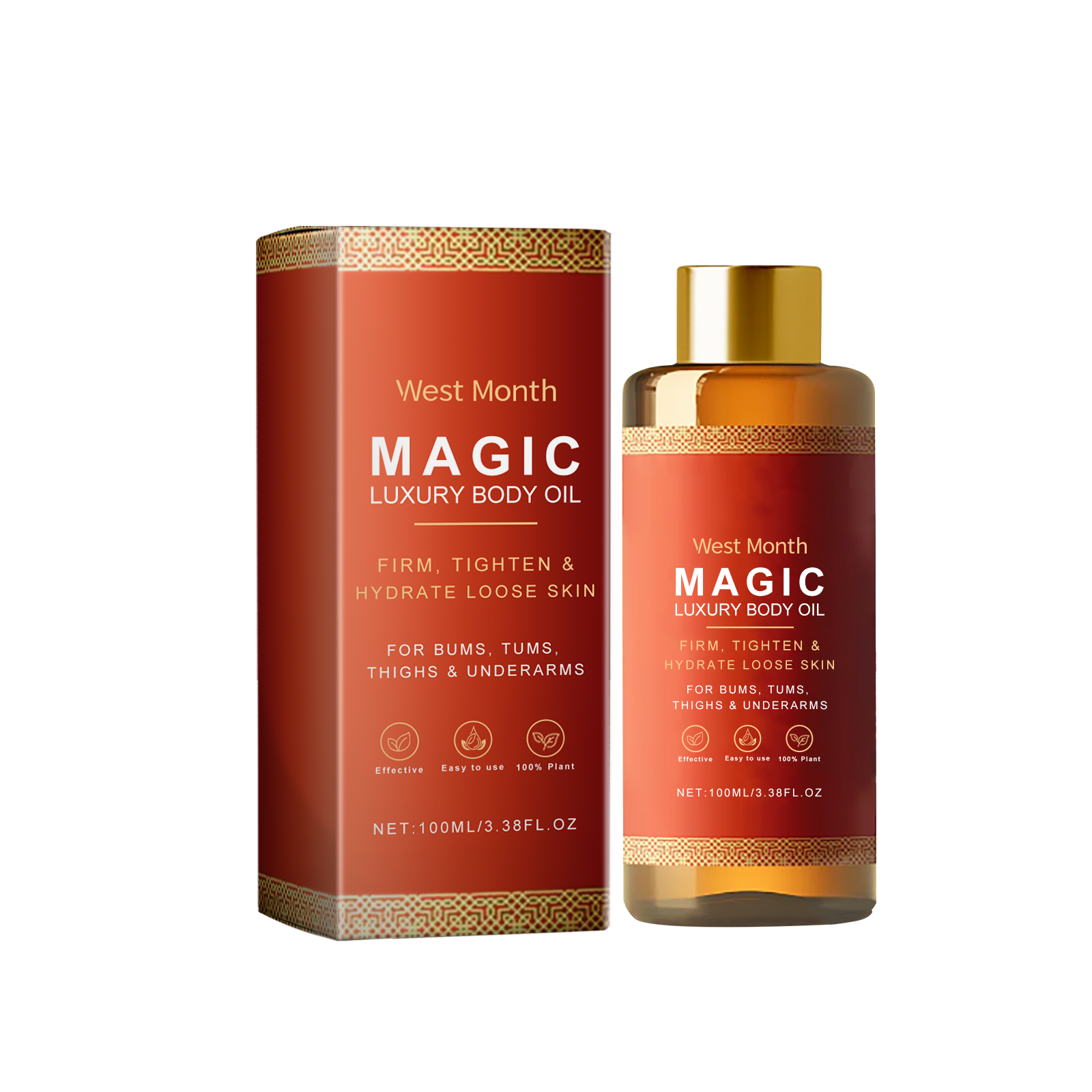 West Month Magic Luxury Body O - Luxury Natural Skincare reseña y precio