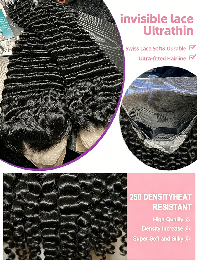 13x6 HD Loose Deep Wave Lace F - Luxury Natural Skincare reseña y precio