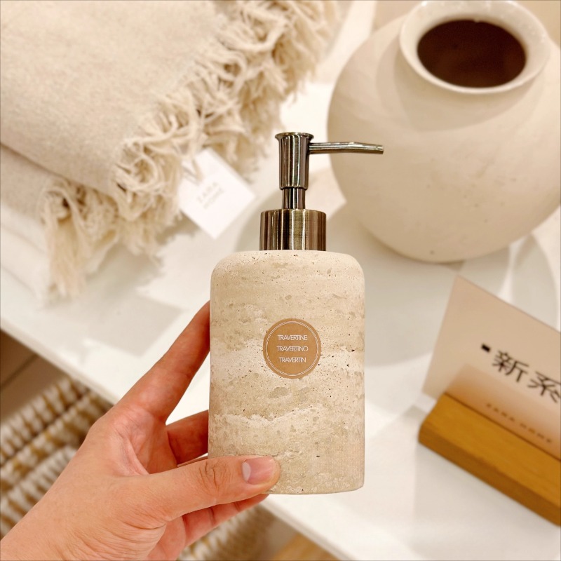 Natural Stone Lotion Dispenser - Luxury Natural Skincare reseña y precio