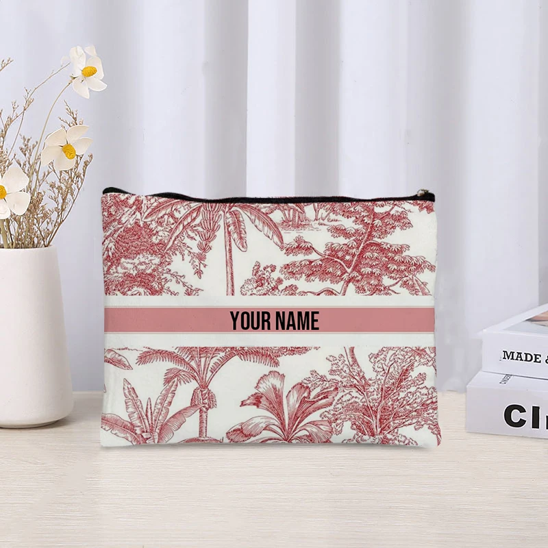 Custom Name Vintage Makeup Bag - Luxury Skincare And Makeup Brands reseña y precio