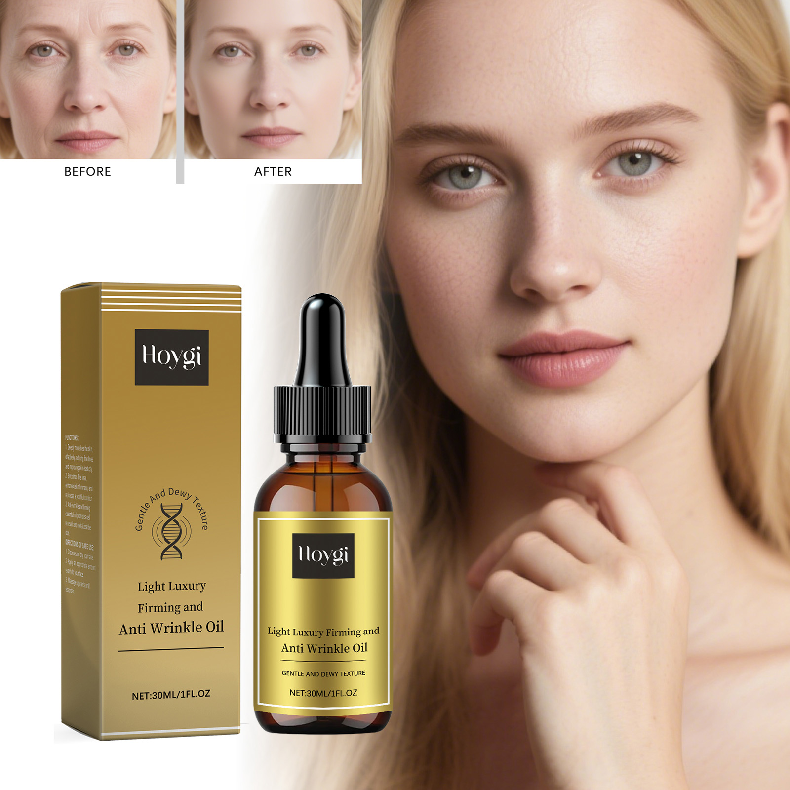 Firming Facial Care Oil Liftin - Luxury Natural Skincare reseña y precio