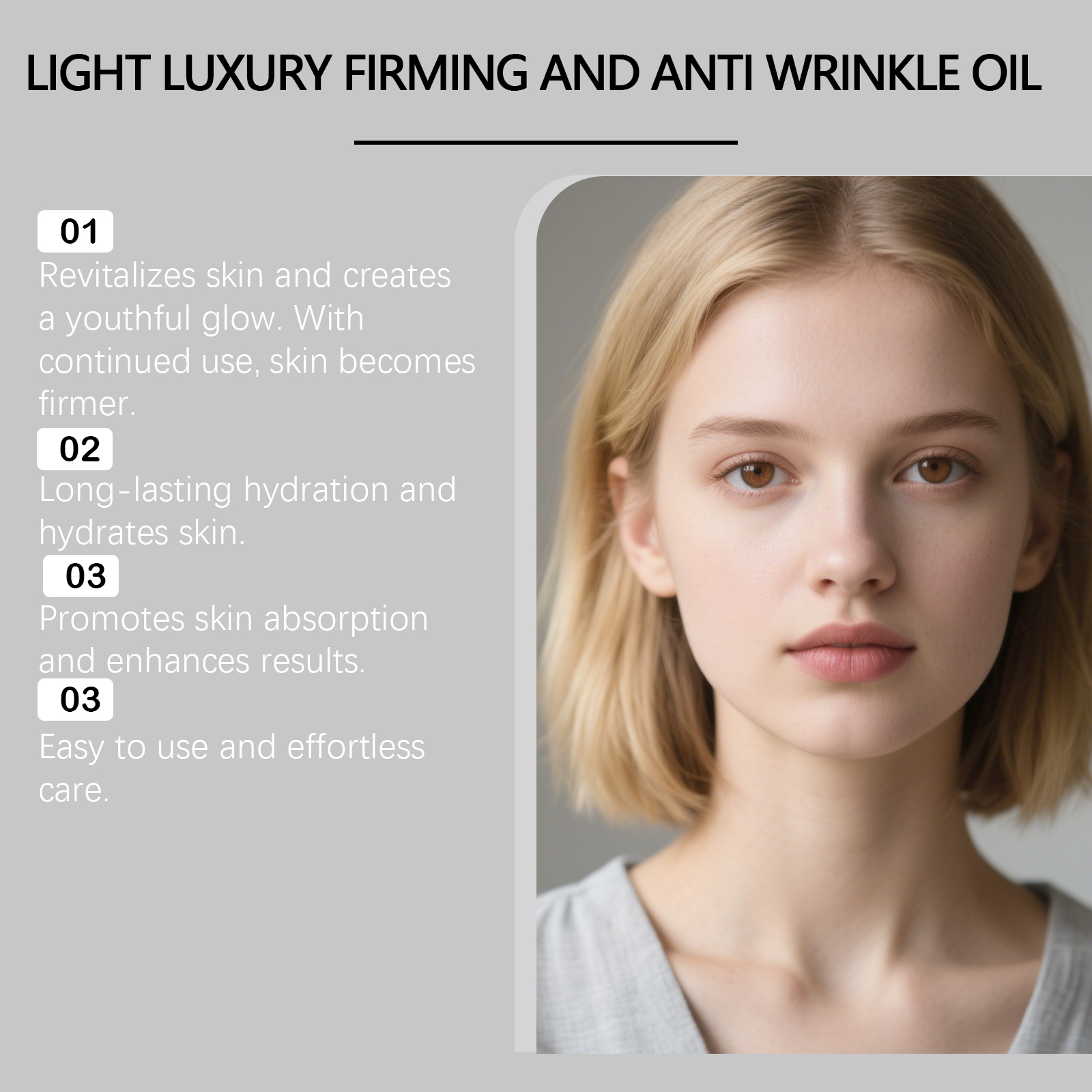 Firming Facial Care Oil Liftin - Luxury Natural Skincare reseña y precio