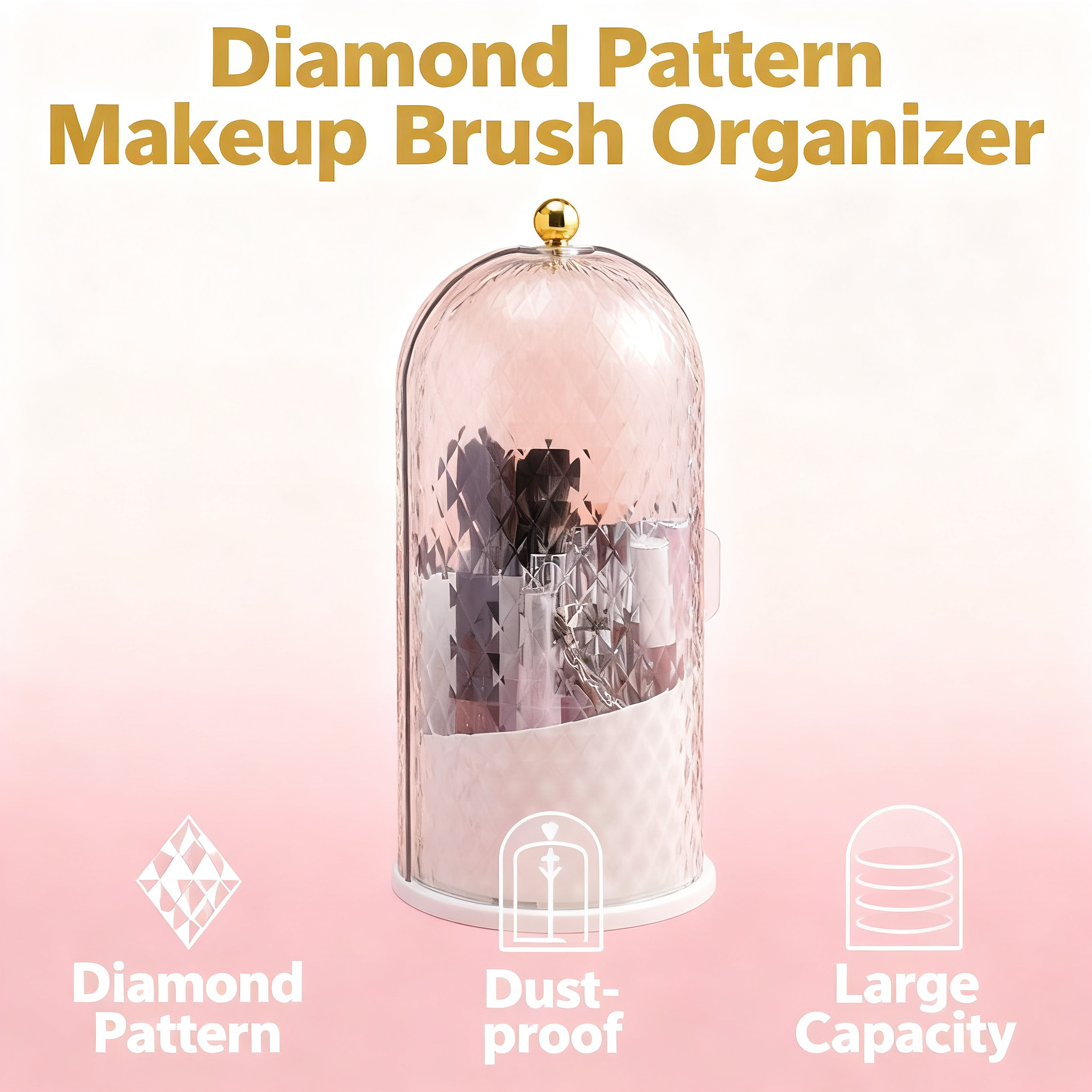 360° Rotating Makeup Brush Hol - Luxury Skincare And Makeup Brands reseña y precio