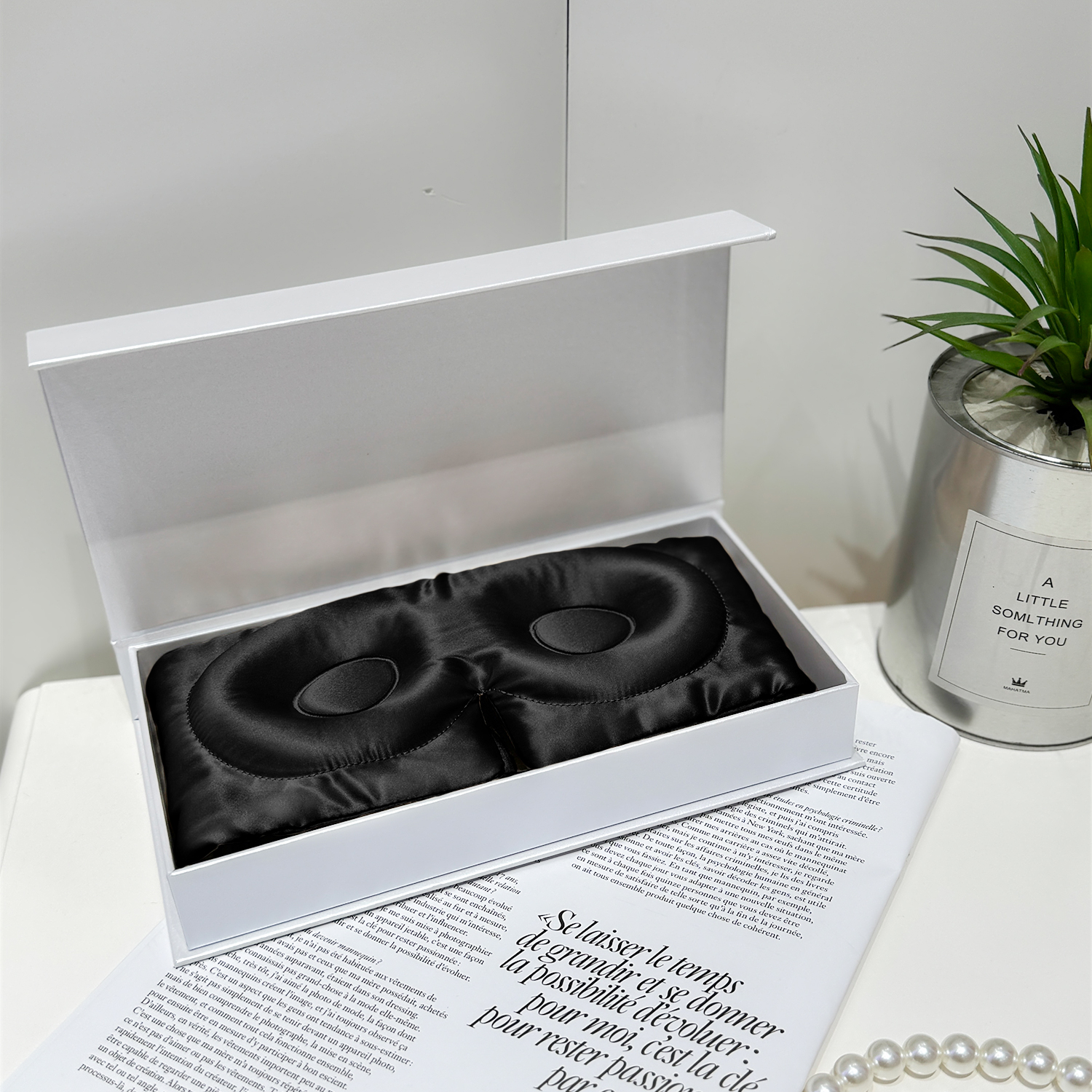 100% Natural Silk Sleep Mask F - Luxury Natural Skincare reseña y precio
