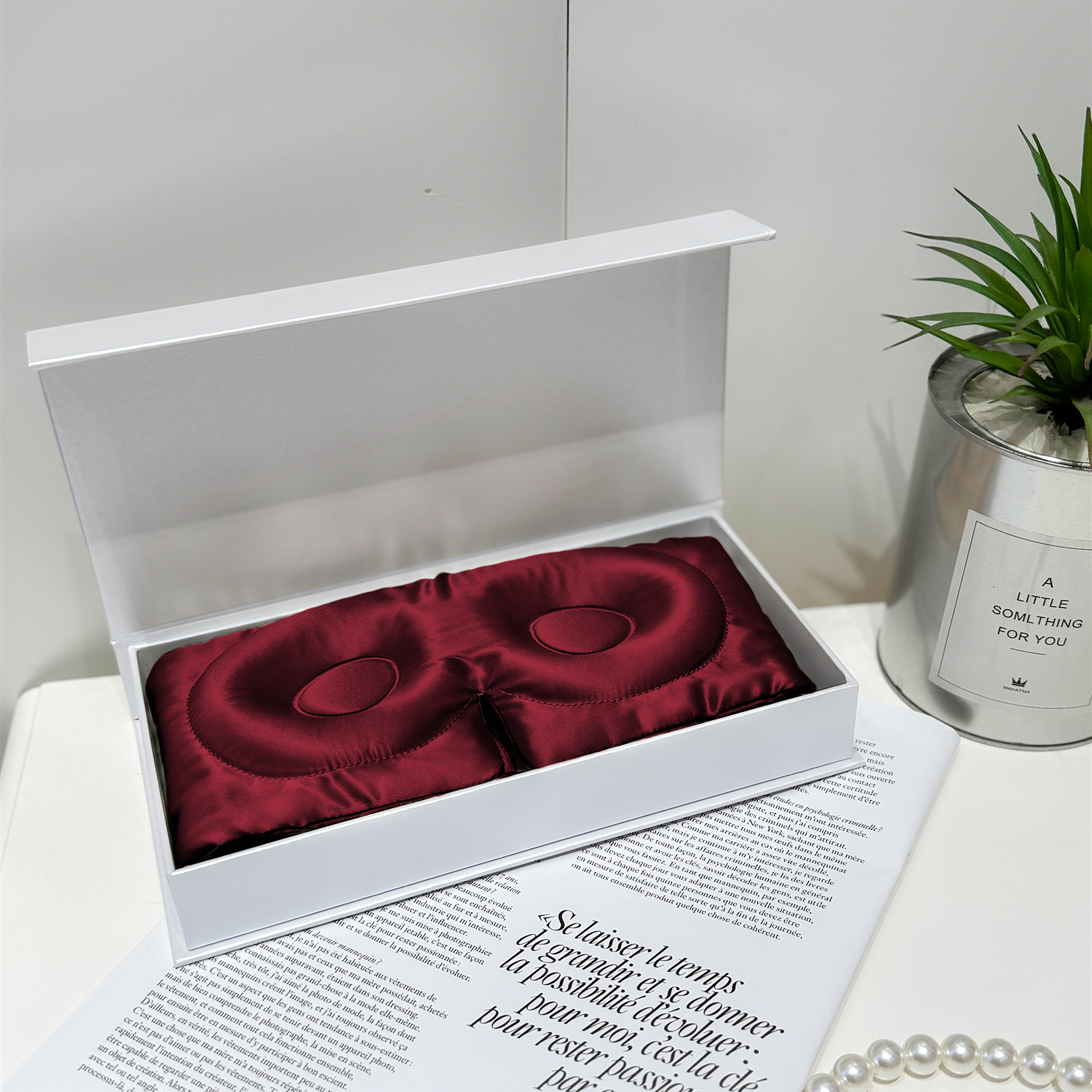 100% Natural Silk Sleep Mask F - Luxury Natural Skincare reseña y precio