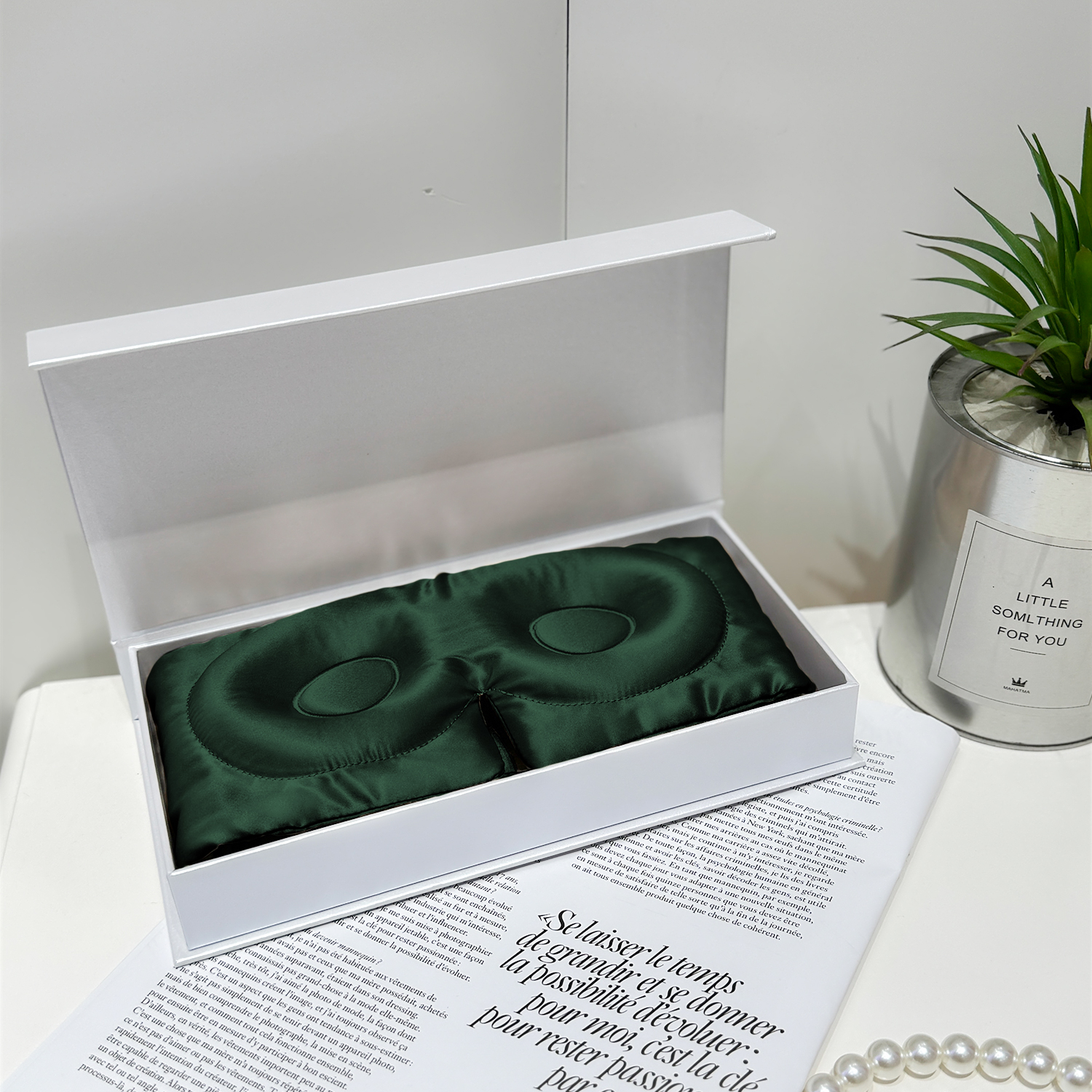 100% Natural Silk Sleep Mask F - Luxury Natural Skincare reseña y precio